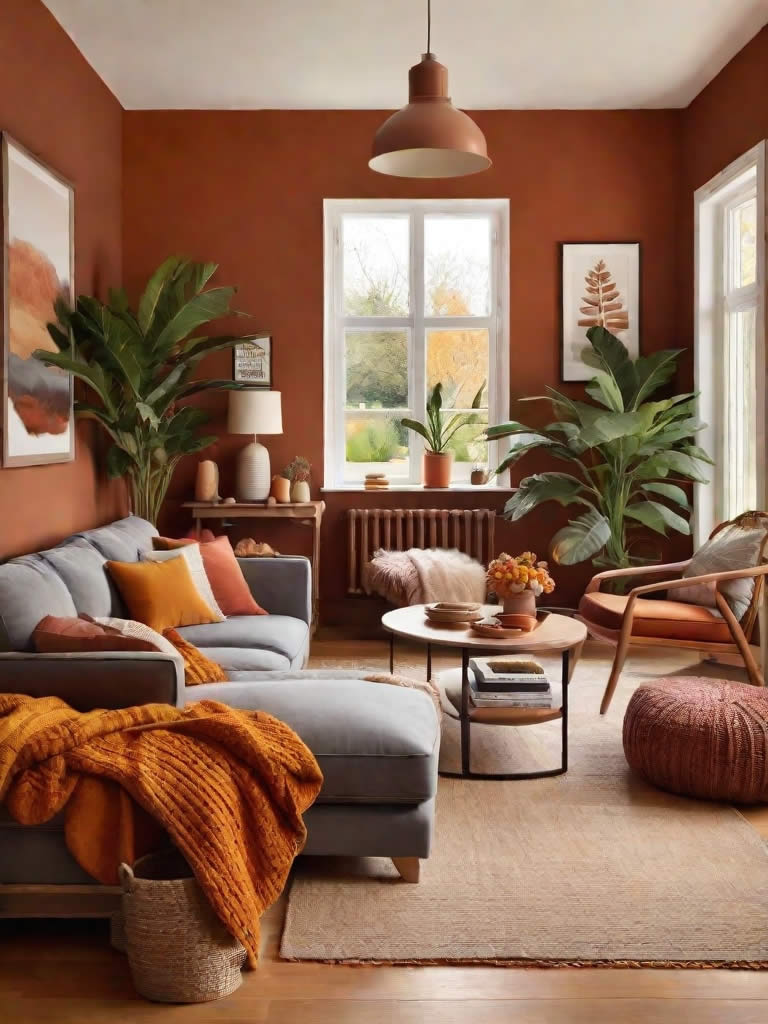 cozy home warm colors